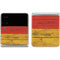 German Flag Dark Wood Galaxy Z Flip4 5G Skin