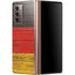 German Flag Dark Wood Galaxy Z Fold2 5G Skin
