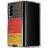 German Flag Dark Wood Galaxy Z Fold4 5G Clear Case