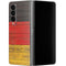 German Flag Dark Wood Galaxy Z Fold4 5G Skin