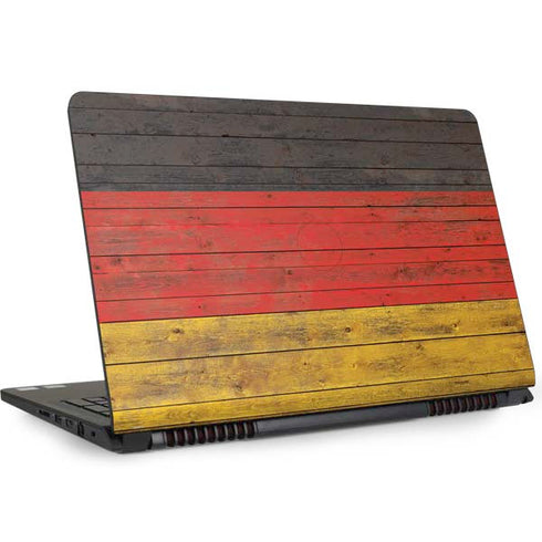 German Flag Dark Wood Dell Inspiron Skin