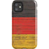 German Flag Dark Wood iPhone 11 Impact Case