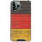 German Flag Dark Wood iPhone 11 Pro Max Clear Case