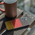 German Flag Dark Wood iPhone 11 Pro Skin