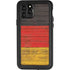 German Flag Dark Wood iPhone 11 Pro Waterproof Case