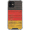 German Flag Dark Wood iPhone 12 Clear Case