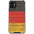 German Flag Dark Wood iPhone 12 Mini Clear Case