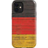 German Flag Dark Wood iPhone 12 Mini Impact Case
