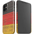 German Flag Dark Wood iPhone 12 Mini Lite Case