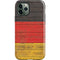 German Flag Dark Wood iPhone 12 Pro Impact Case