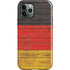 German Flag Dark Wood iPhone 12 Pro Impact Case