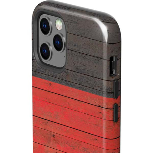 German Flag Dark Wood iPhone 12 Pro Max Impact Case