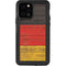 German Flag Dark Wood iPhone 12 Pro Waterproof Case