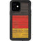German Flag Dark Wood iPhone 12 Waterproof Case