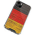 German Flag Dark Wood iPhone 13 Clear Case
