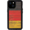 German Flag Dark Wood iPhone 13 Mini Waterproof Case