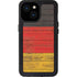 German Flag Dark Wood iPhone 13 Mini Waterproof Case
