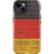 German Flag Dark Wood iPhone 15 Plus Impact Case