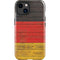 German Flag Dark Wood iPhone 14 Plus Impact Case