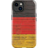 German Flag Dark Wood iPhone 14 Plus Impact Case