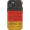 German Flag Dark Wood iPhone 14 Impact Case