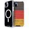 German Flag Dark Wood iPhone 15 Plus MagSafe Case