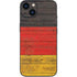 German Flag Dark Wood iPhone 14 Plus Skin