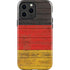German Flag Dark Wood iPhone 15 Pro Max Impact Case