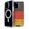 German Flag Dark Wood iPhone 15 Pro Max MagSafe Case