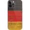 German Flag Dark Wood iPhone 14 Pro Max Skin