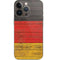 German Flag Dark Wood iPhone 14 Pro Skin