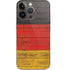 German Flag Dark Wood iPhone 14 Pro Skin