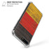German Flag Dark Wood iPhone 7/8 Plus Clear Case