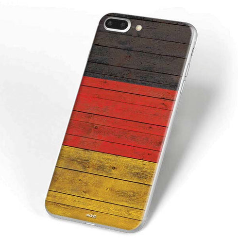 German Flag Dark Wood iPhone 7 Plus Skin