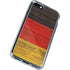 German Flag Dark Wood iPhone SE (2nd & 3rd Gen) Clear Case