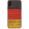 German Flag Dark Wood iPhone X Skin