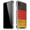 German Flag Dark Wood iPhone XR Clear Case