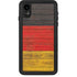 German Flag Dark Wood iPhone XR Waterproof Case