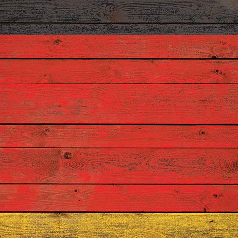 German Flag Dark Wood iPhone XS Max Skin