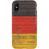 German Flag Dark Wood iPhone XS Pro Case