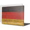German Flag Dark Wood MacBook Pro 16in (2021-25) Case plus Skin