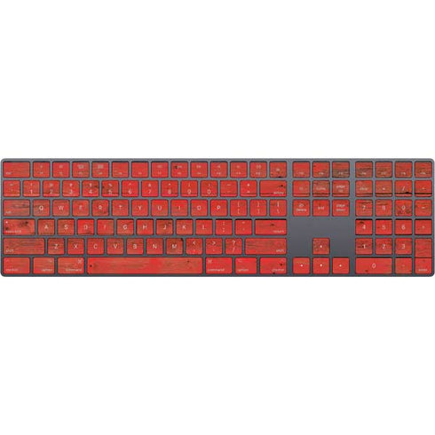 German Flag Dark Wood Magic Keyboard with Numeric Keypad Skin