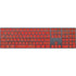 German Flag Dark Wood Magic Keyboard with Numeric Keypad Skin