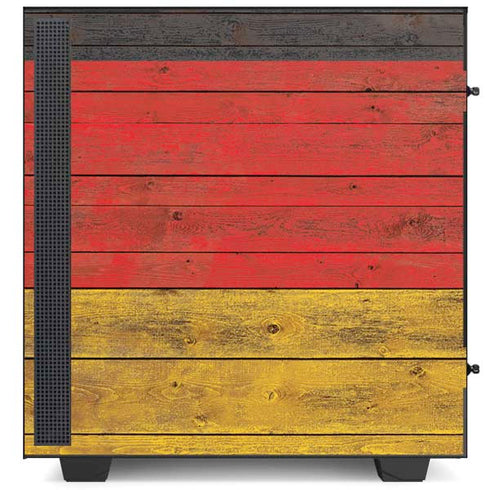 German Flag Dark Wood NZXT H510 Compact ATX Mid-Tower Case Skin