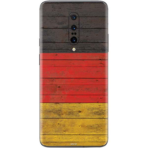 German Flag Dark Wood OnePlus 7 Pro Skin