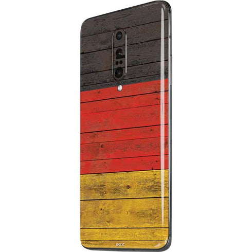 German Flag Dark Wood OnePlus 7 Pro Skin