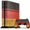 German Flag Dark Wood PS4 Console and Controller Bundle Skin