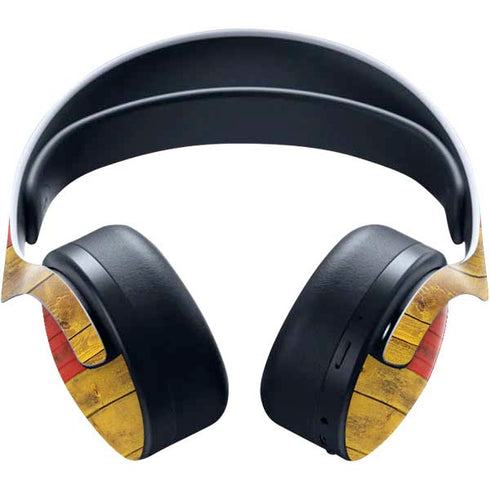 German Flag Dark Wood PULSE 3D Wireless Headset for PS5 Skin