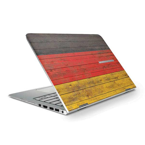 German Flag Dark Wood HP Spectre Skin