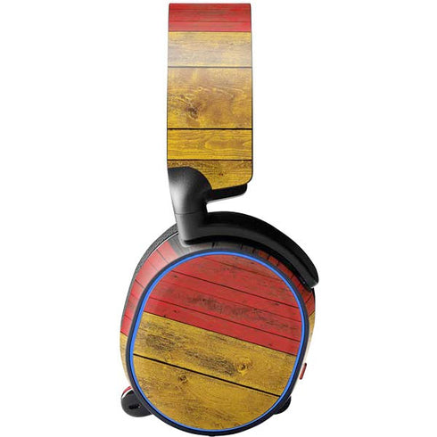 German Flag Dark Wood SteelSeries Arctis 5 Skin